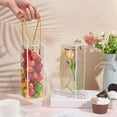 thumbnail image 3 of 10Set Clear PVC Plastic Gift Box 2.8x2.8x8.3 inch Transparent Rectangle Candy Boxes with White Borders and Cord for Holiday Wedding Party Favors Gift Packaging, 3 of 9