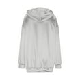 thumbnail image 4 of qucoqpe Oversized Fleece Sweatshirts for Women Loose Fit Vintage Hoodies Pullover Long Sleeve Shirt, 4 of 6