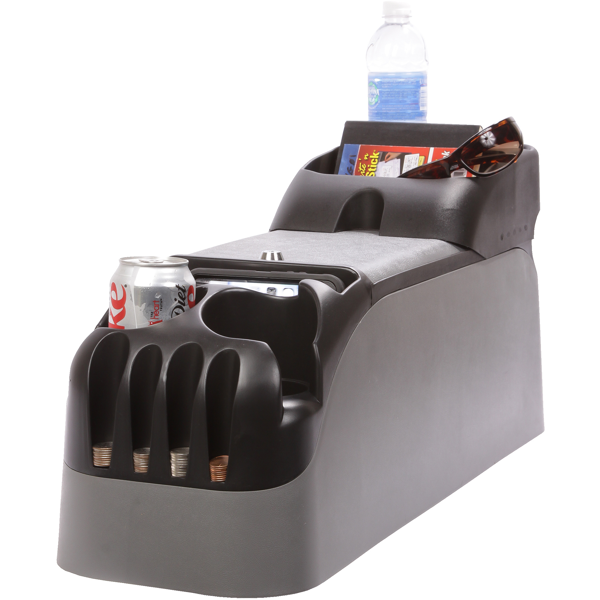 Universal Center Car Console Organizer Truck Cup Holder Minivan