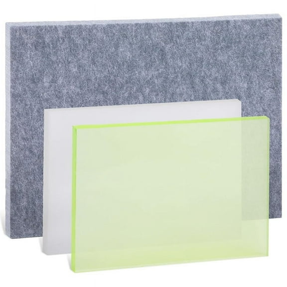 3pcs Leather Craft Punch Pads, Punch Pads and Sound Absorbing Pads, Rubber Silent Board Cutting Punch Punching Tools