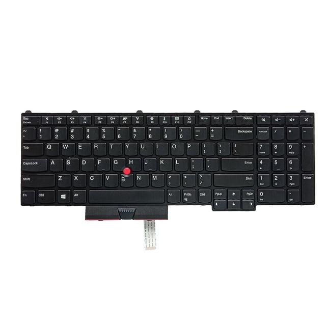 serony Keyboards Office Input Apparatus Good Transmission Key Board Pointer Laptop Keypads Replacement for Thinkpad P51 P71 Notebook
