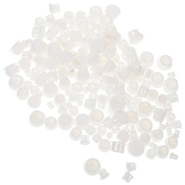 Furniture Hole Plugs Locking Plastic Caps Safe 200PCS Assorted Sizes for Cabinets More