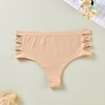 thumbnail image 2 of XuJwPNcy Women's Plus Size Underwear Cut out Side High Waist Panties Stretchy Breathable Soft Comfy Briefs, 2 of 3