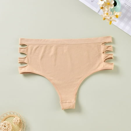 Lace Underwear for Women Soft Stretch Underwear High Waisted No Show Panties Underpants Cotton Cotton Briefs Base Low Rise Thong with Lace Panty Plus Size Soft Undies Clearance Sales XXXL