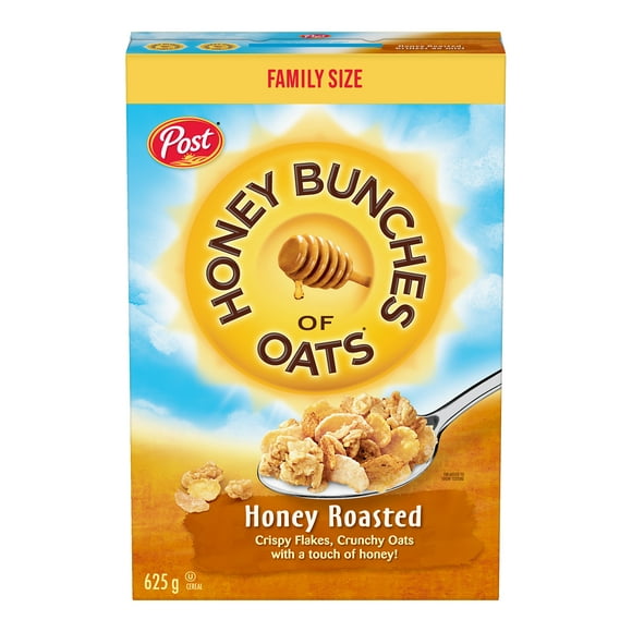 Post Honey Bunches of Oats Honey Roasted Cereal, Family Size, 625 g
