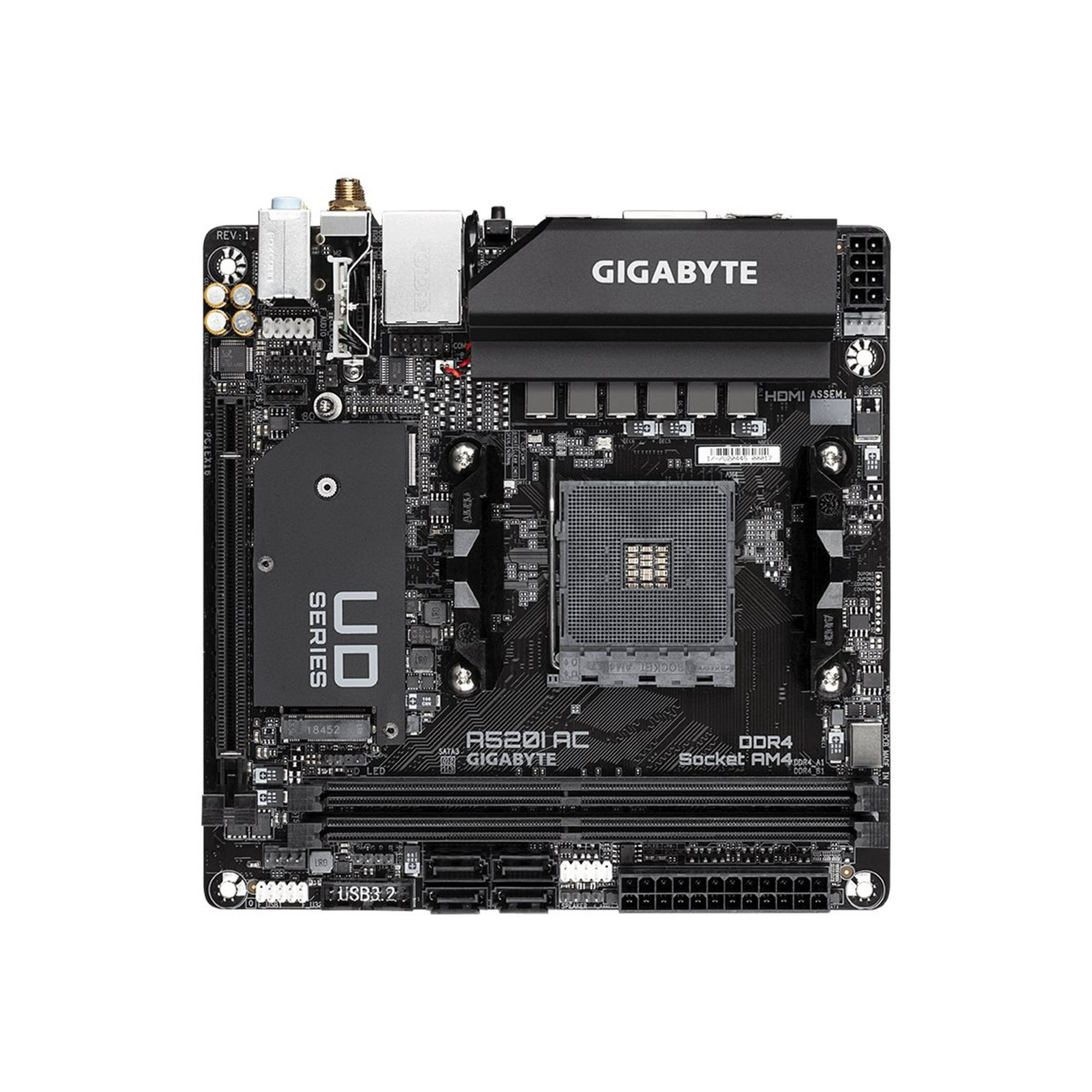 GIGABYTE A520I AC - 1.0 Mini ITX Motherboard, Socket AM4 - Walmart.ca