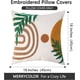 thumbnail image 2 of Funda de almohada SSuperp Diseño de hojas geométricas medievales 18 x 18 pulgadas estilo 1, 2 of 5