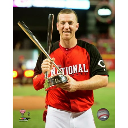 Todd Frazier with the 2015 Home Run Derby Champion Trophy Sports (Best Home Run Derby)