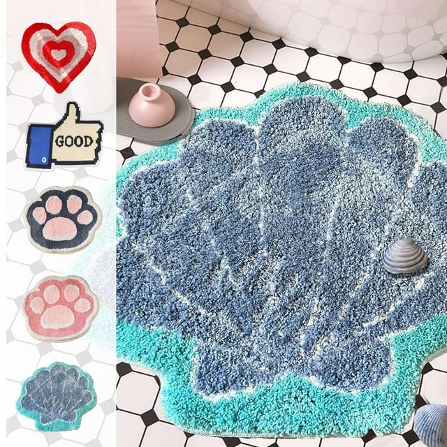 Fiudx Preciosa Alfombra de Dibujos Animados, Diseño Absorbente y Grueso, Decoración Especial para Sala de Estar, Tacto Suave para Dormitorio, Decoración Acogedora para El Hogar, Múltiples Opciones de