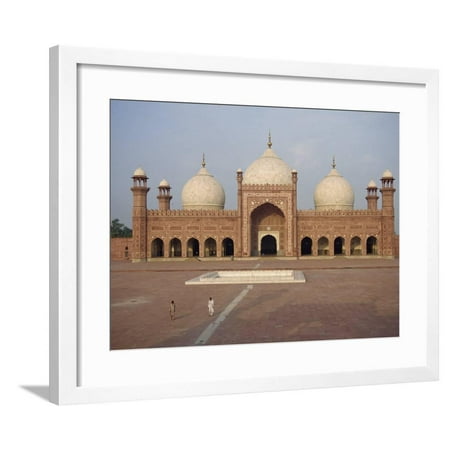 Badshahi Mosque in Lahore  Punjab Pakistan Framed Print 
