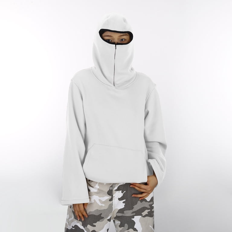 Ninja Hoodie for Kids Casual Solid Streetwear Loose Hooded