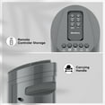 thumbnail image 3 of MaxKare 30" Tower Fan 70° Oscillating Cooling Fan with Remote Control, 7.5H Timer, Gray, New, 3 of 12