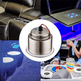 thumbnail image 4 of 3X LED Light Drink Holder LED Recessed Stainless Steel Cup Drink Holder Cup Shape for Car Marine Boat, 4 of 6