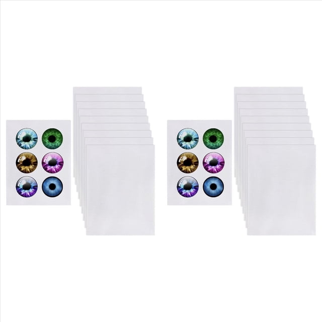 20 Piezas de para Ojos de Disfraz de Furry, 11,8 X 8,6 Pulgadas, de Plástico para Disfraz de Furry, Antipolvo de PVC de 0,5 mm, para Cosplay de Furry