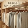 thumbnail image 3 of Unique Bargains 2Pcs Wood 360-Degree Space Saving Clothes Hangers Black, 3 of 6