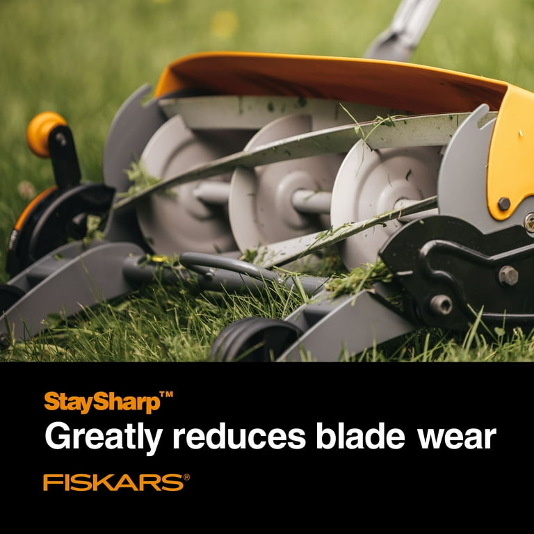 Fiskars reel mower replacement wheels hotsell