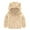 Beige, variant on Spazoro Toddlers Girls Outwear Jackets, Hooded Winter Warm Cute Zipper Coats for Girls Army Green Size 2 T