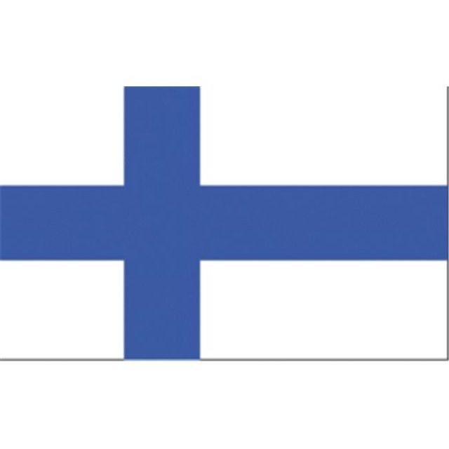 Annin Flagmakers 192620 Drapeau de la Finlande Nyl-Glo 5 Pi X 8 Pi