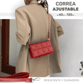 thumbnail image 3 of Bolsa Crossbody Moda para Dama Rojo, 3 of 5