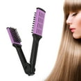 thumbnail image 1 of Peine Cepillo Doble Peine Cerdas Suaves Evita la Abrazadera Estática Pincel Pincelador Con ergonómico para Peluquería, 1 of 7