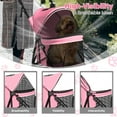 thumbnail image 2 of Pet Stroller for Small Dogs & Cats, 10-22lbs, Pink, Rear Storage, 2 of 8