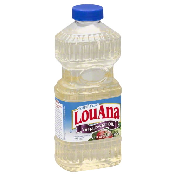 LouAna 100 Pure Safflower Oil 24 fl. oz. Bottle