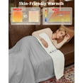 thumbnail image 6 of Electric Blanket - Thick Tufted Sherpa Heated Blanket with 10 Heating Levels and Time Settings, Machine Washable, Fast Heating Blanket, 6 of 8