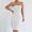 White, variant on Women's Sleeveless Strapless Backless Summer Solid Color Slim Bodycon Dress