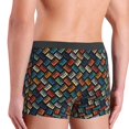 Mens Boxer Briefs Retro tape Breathable Stretch Mens Underwear