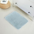 thumbnail image 2 of Yafa Home Fashion 1 Piece Solid Microfiber Soft Bathroom Rug , Non-Slip TPR Backing, 2 of 6