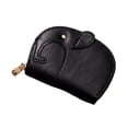 thumbnail image 4 of Cartera para tarjetas de crédito con forma de elefante, tarjetero con forma de órgano, diseño de dibujos animados, múltiples ranuras, portátil, para negocios. Negro, 4 of 9