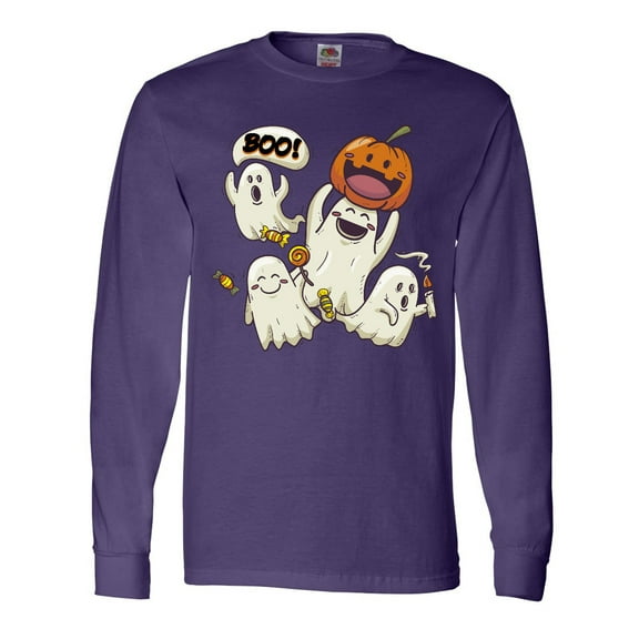 Inktastic Halloween Ghosts Long Sleeve T-Shirt