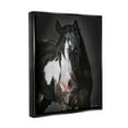 thumbnail image 4 of Stupell Industries Black & White Horse Animals & Insects Photography Black Floater Framed Canvas Art Print Wall Art, 17 x 21, 4 of 10