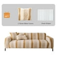thumbnail image 3 of Eurhowing Stretch Sofa Cover, Soft Velvet Non-Slip Couch Slipcover, Fuzzy Fleece Shaggy Plush Furniture Protector for Kids & Pet, Khaki, 3 of 9