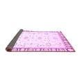 thumbnail image 2 of Ahgly Company Indoor Round Oriental Purple Traditional Area Rugs, 7' Round, 2 of 4