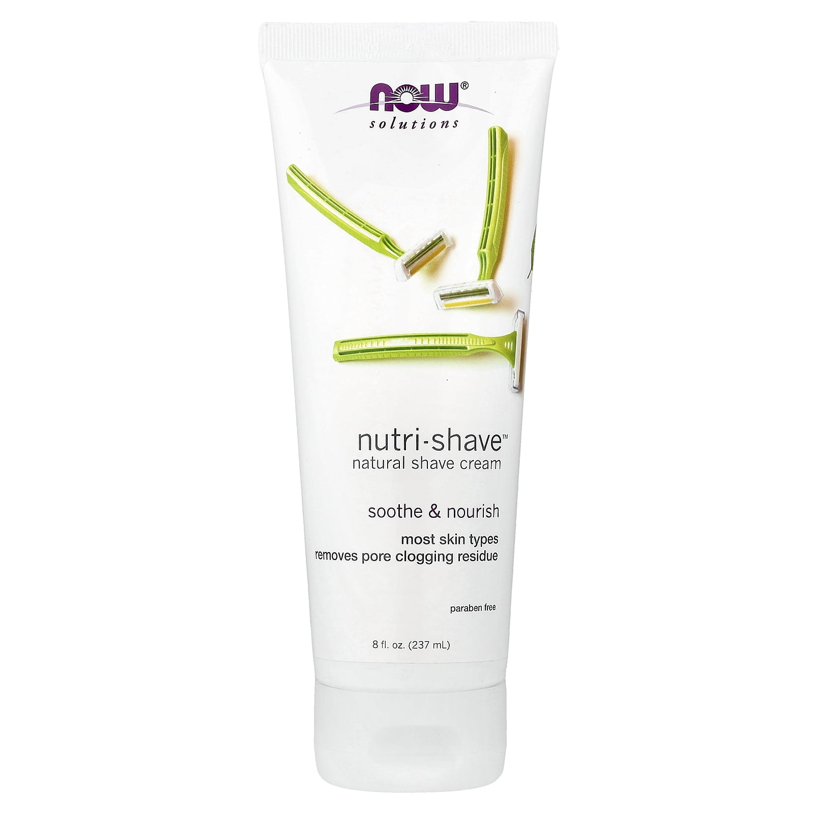 NOW Foods - Nutri-Shave Natural Shave Cream - 8 oz.