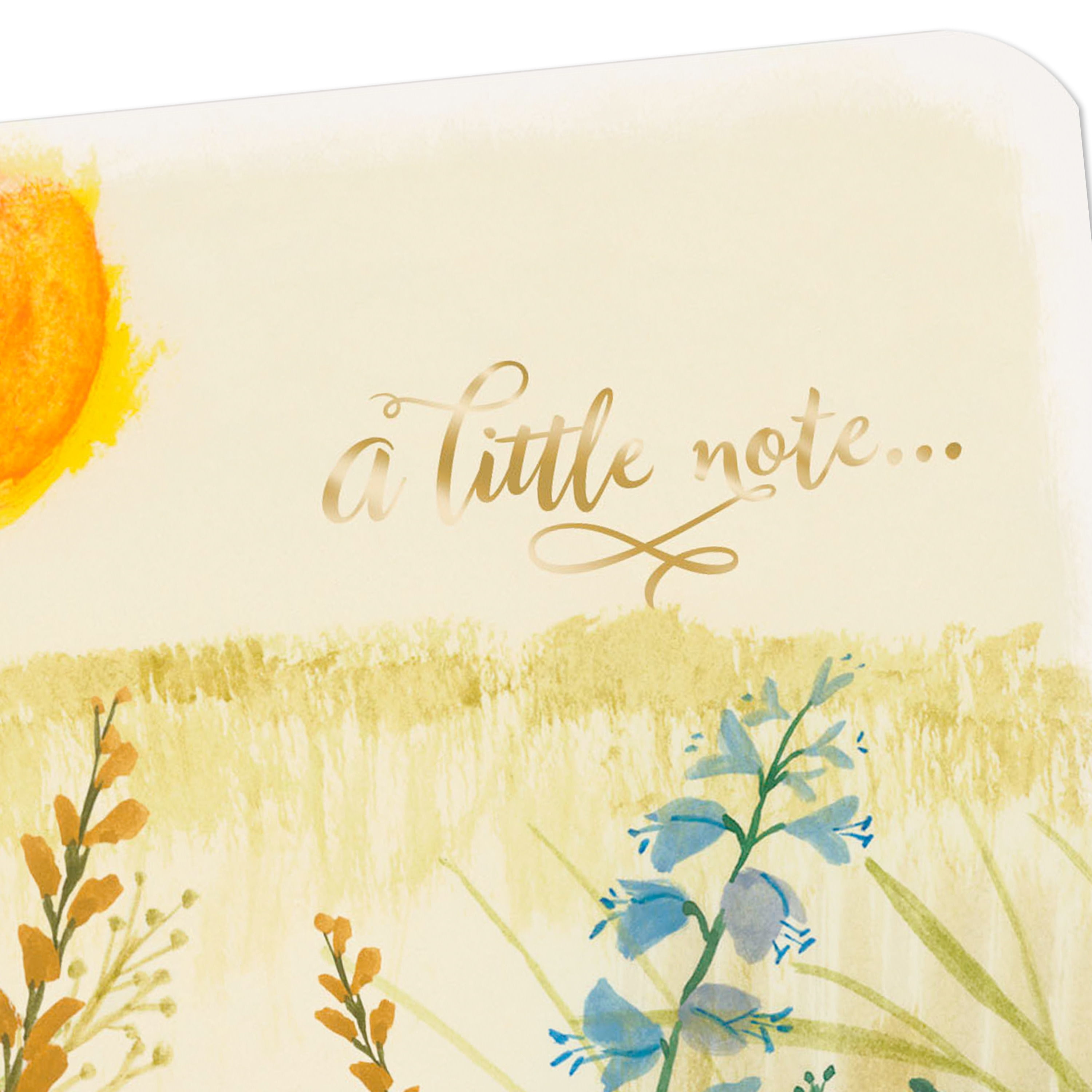 Hallmark Just Because Thank You Card (Sunny Wildflowers)