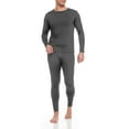 thumbnail image 7 of iBerryNY Men Thermal Underwear, Microfiber Fleece Long John, 2-Pack, Black/Charcoal, X-Large, 7 of 7