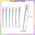thumbnail image 3 of Gradient Color Drifting Bottle 0.5mm Neutral Retractable Pen, Rotating Ballpoint Smooth Writing Black Ink Pen, Fast Drying Office Stationery, Style F (Multicolor, 15*1), 3 of 5