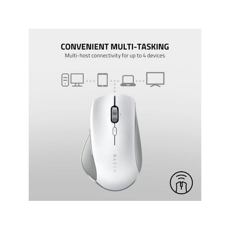 Razer - Pro Click: Designed with Humanscale Wireless Mouse - Mercury