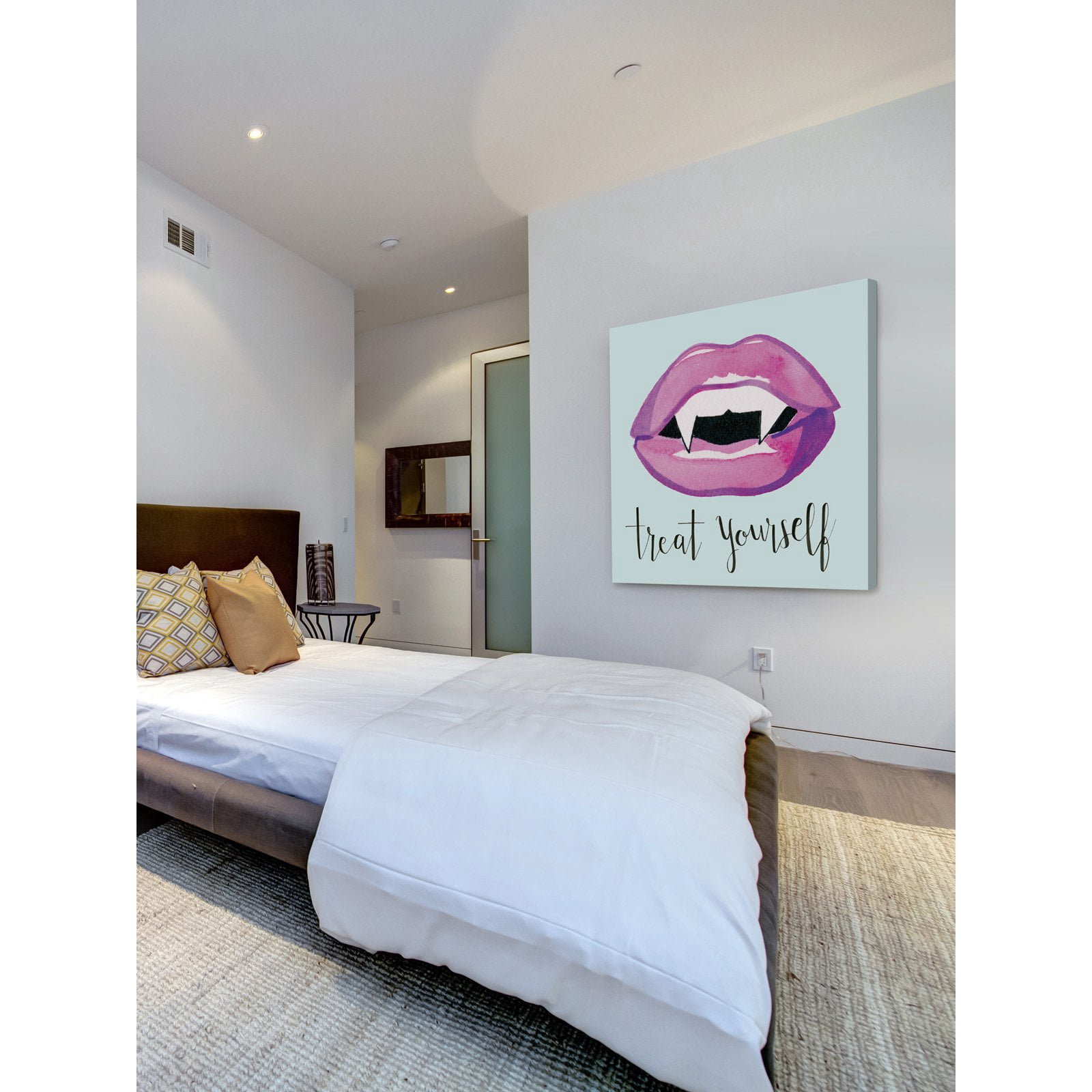 Marmont Hill "Fangs" by Molly Rosner Painting Print on Wrapped Canvas