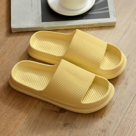 

4.5cm Platform Summer Female Flipflop Beach Outdoor Sandals Soft Home Slides Pillow Slippers Women Men Non-slip House Shoes