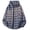 #187-Blue, variant on Men's Plaid Shacket, Checkered Hooded Shirt Jacket with Button Front & Chest Pocket, Vintage Style Casual Long Sleeve Outerwear
