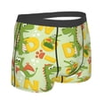 thumbnail image 4 of Uemuo Cartoon Dinosaurs Pattern Men's Boxer Briefs,Trunk Anti-Chafing,Comfortable, Durable, and Stylish Underwear-XX-Large, 4 of 9