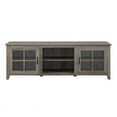 thumbnail image 4 of Pemberly Row 70" TV Stand with Glass Door in Gray Wash, 4 of 4