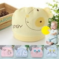 thumbnail image 2 of 2 Pcs Infant Hat, Breathable Cotton Cartoon Newborn Beanie Accessories, 2 of 8