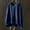 Blue, variant on Sentmoon Sweater Blazer Oversized V Neck Long Sleeve Fall Cardigans for Women 2025 Button up Soft and Cozy Loose Knitted Women Clothes Winter for Work Appropriate Sweater Black S