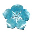 thumbnail image 1 of Eco Style Home esh160 Wall Flower Metal Decor  Blue, 1 of 1
