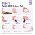 thumbnail image 6 of SAVILAND LED & U V Builder Nail Gel - 3.53 oz White Nail Extension for Professional Salon Gel Builder for Nails Hard Gel for DIY Nail Art Supplies Manicure Set, 6 of 7
