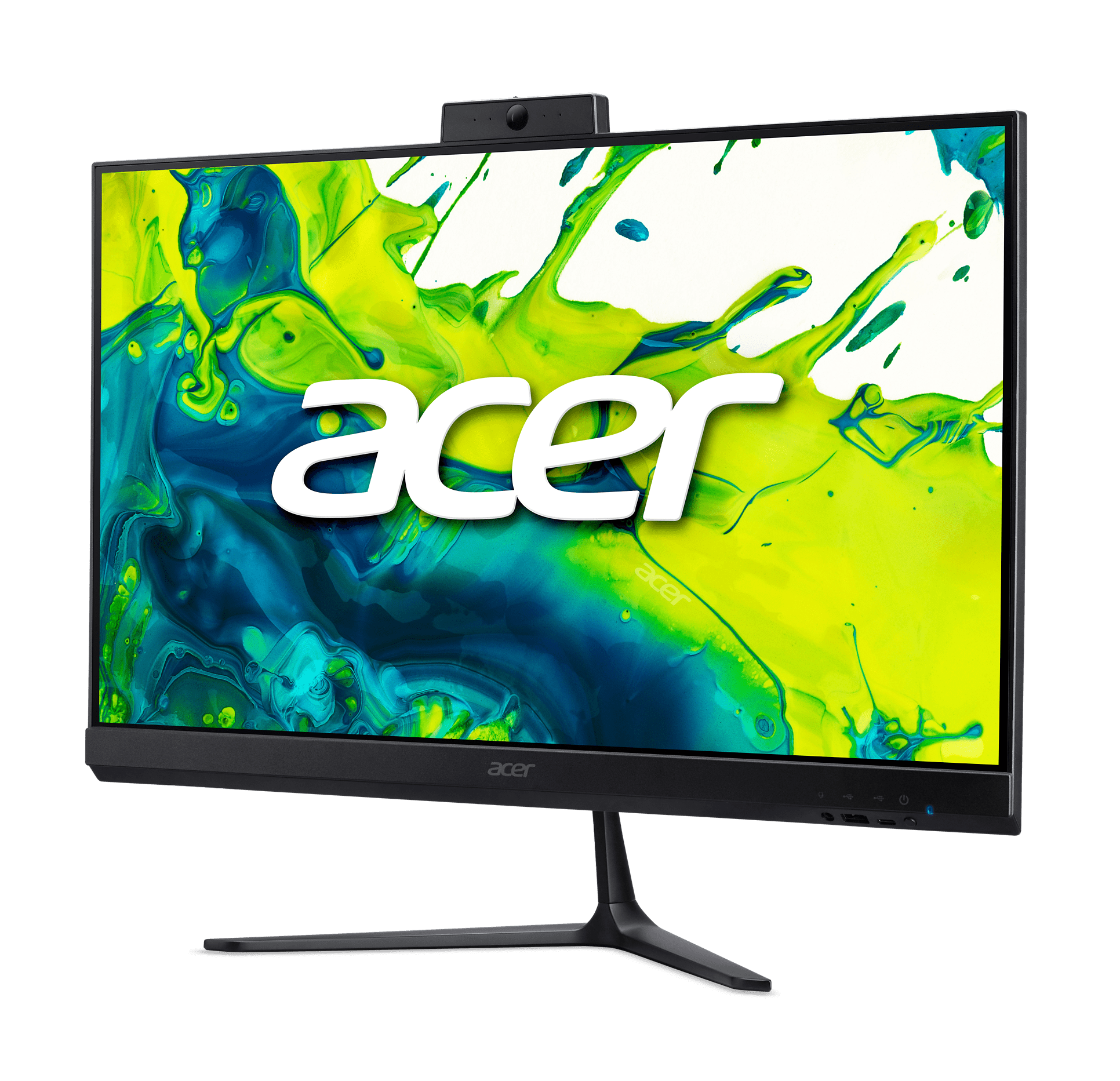 Acer Aspire C27-2G-UR18 AIO Desktop, 27” Full HD IPS 120Hz Display, AMD Ryzen 5 7430U, AMD Radeon Graphics, 16GB RAM, 512GB NVMe SSD, Black